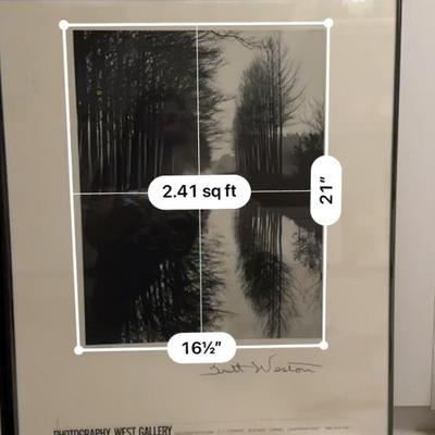 Framed Brett Weston & Morley Baer Posters