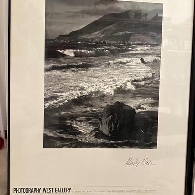 Framed Brett Weston & Morley Baer Posters