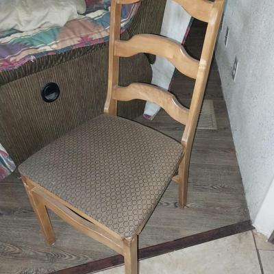TWO VINTAGE FOLDING CHAIRS AND OTHERS
