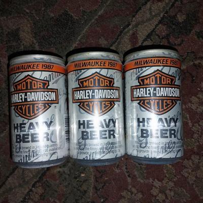 80:S SIX PACK HARLEY DAVIDSON BEER