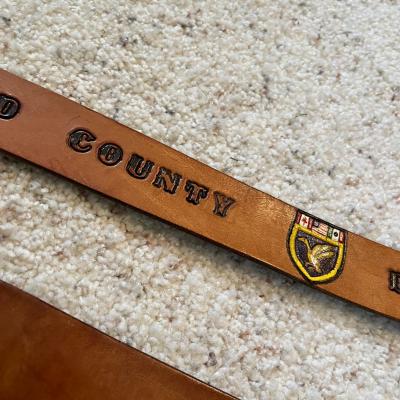 2 Men's belts with buckles