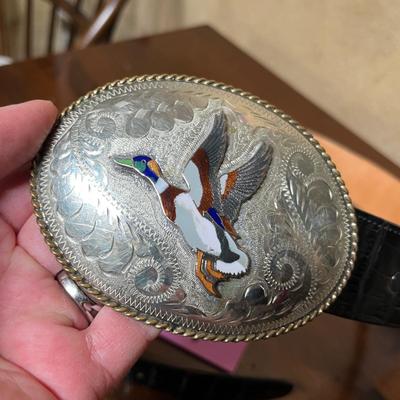 Enamel Duck Belt buckle