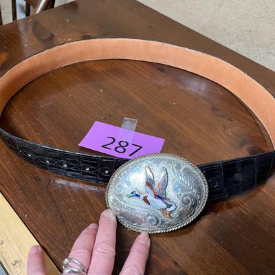 Enamel Duck Belt buckle