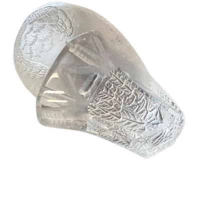 Lalique Crystal Quail Pair