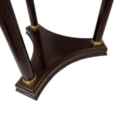 Bombay Company Mahogany and Marble End Table