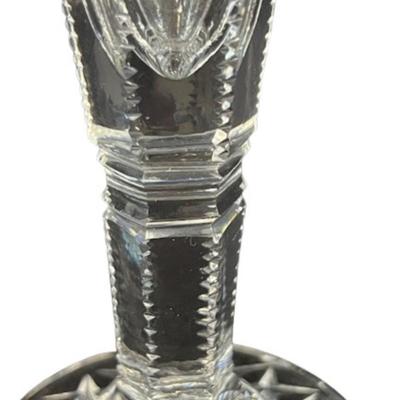 Vintage American Brilliant Glass Bud Vase