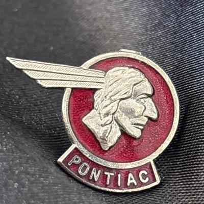 Vintage 60s 70s Pontiac Indian Head Pin
