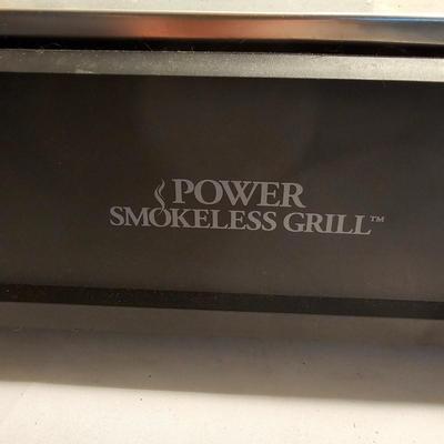 Three Burner Buffet Server w/Pots (NIB) + Electric Smokeless Grill (G-JS)