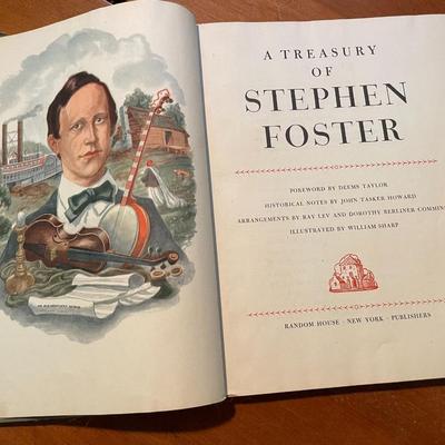 Vintage A Treasure of Stephen Foster Sheet Music Book
