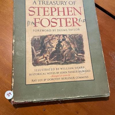 Vintage A Treasure of Stephen Foster Sheet Music Book