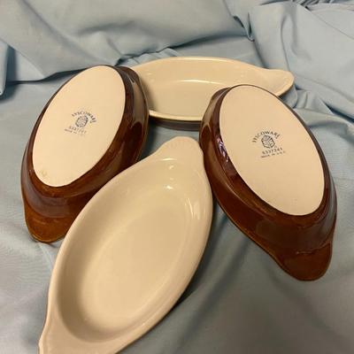 Hall Hunter Brown Ceramic Dinnerware Lot