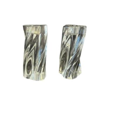 Baccarat Odilon Candle Holder Pair