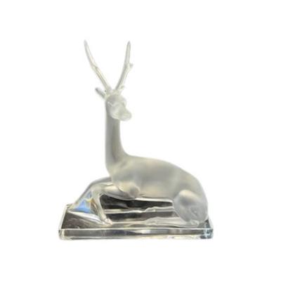 Lalique Crystal Cerf Stag Deer