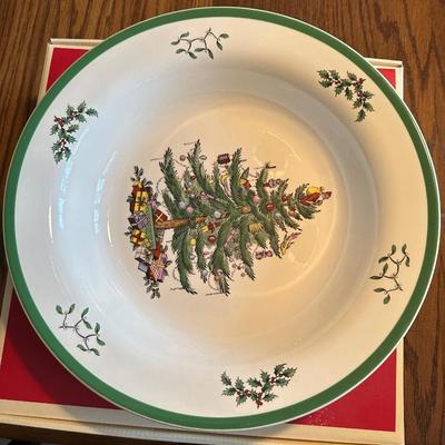 Food Christmas tree pasta serving bowl