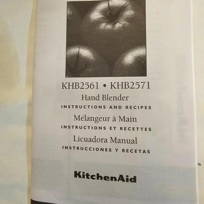 Kitchen Aid Small Appliances (Food Processor, Hand Blender) & More (G-JS)