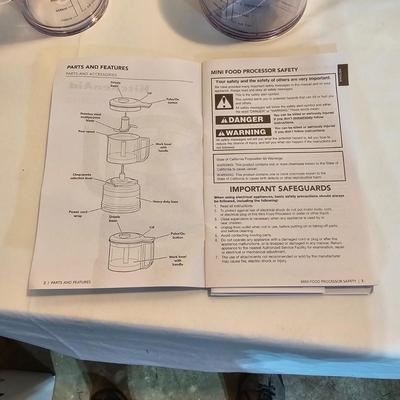 Kitchen Aid Small Appliances (Food Processor, Hand Blender) & More (G-JS)