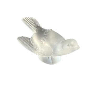 Lalique Crystal Sparrow with Wings Out