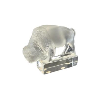 Lalique Crystal Bison