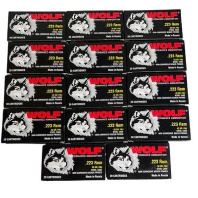 Wolf .223 Rem Ammunition (NO SHIPPING)