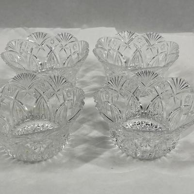Crystal Bowl Set of 4