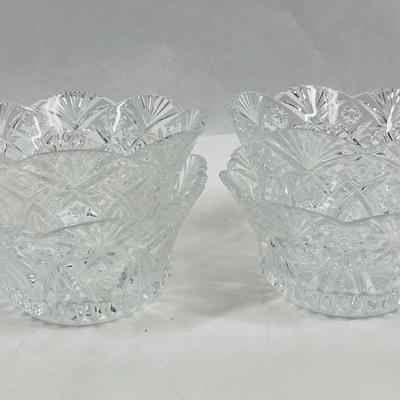 Crystal Bowl Set of 4