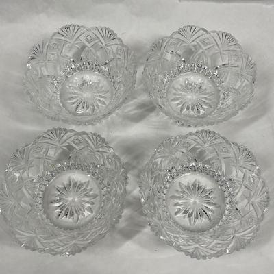 Crystal Bowl Set of 4