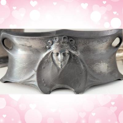 Art Nouveau Kayserzinn Pewter Jardiniere @1902-1904 Jugendstil