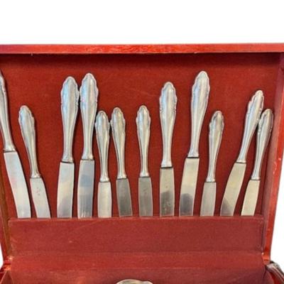 Rogers Silver Plate Flatware Set