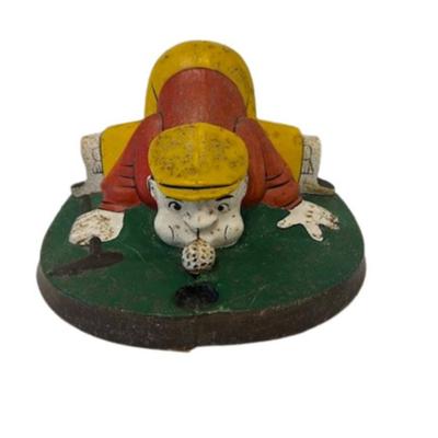 Cast Iron Golfer Doorstop Assortment
