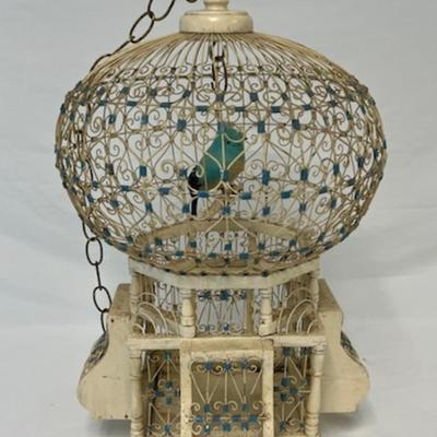 Vintage Decorative Balloon Shaped Bird Cage