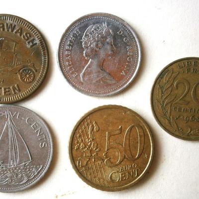 Lotof Tokens and Coins