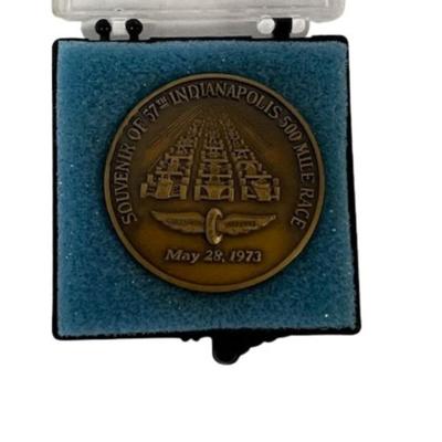 1973 Indy 500 Cadillac Pace Car Medallion