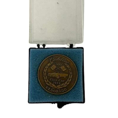 1973 Indy 500 Cadillac Pace Car Medallion