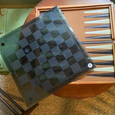 Combination Game Set (Chess/Checkers, Backgammon, Cribbage, and Dominos)