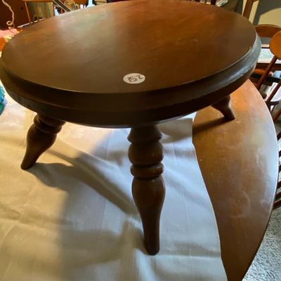 Vintage Carl Forslund Oval Wooden Footstool