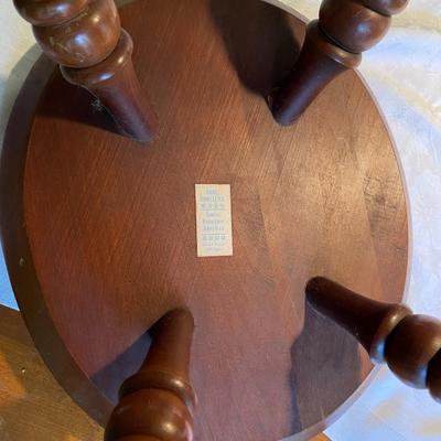 Vintage Carl Forslund Oval Wooden Footstool