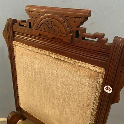 Vintage Eastlake-Styled Parlor Chair