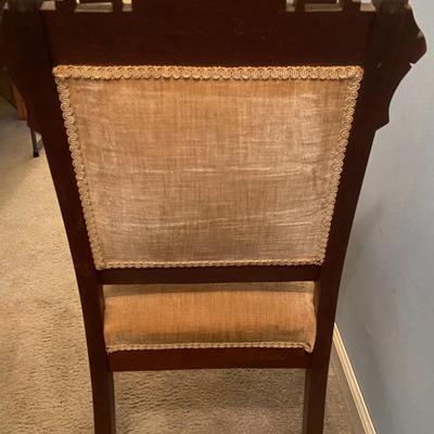 Vintage Eastlake-Styled Parlor Chair
