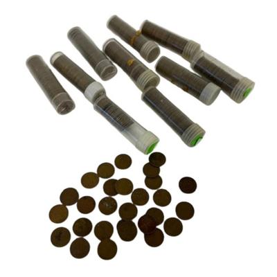 Ten Unsearched Tubes of Wheat Pennies