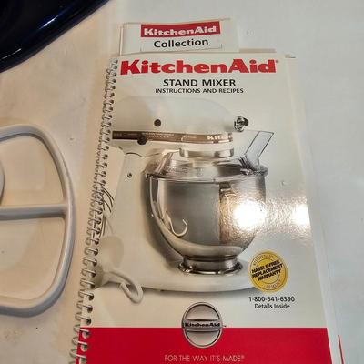 Cobalt Blue Kitchen Aid 5QT Artisan Mixer & Accessories, NIB (G-JS)