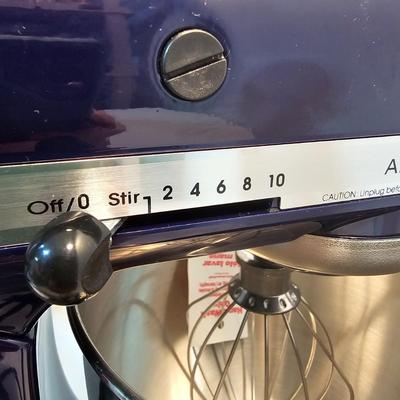 Cobalt Blue Kitchen Aid 5QT Artisan Mixer & Accessories, NIB (G-JS)
