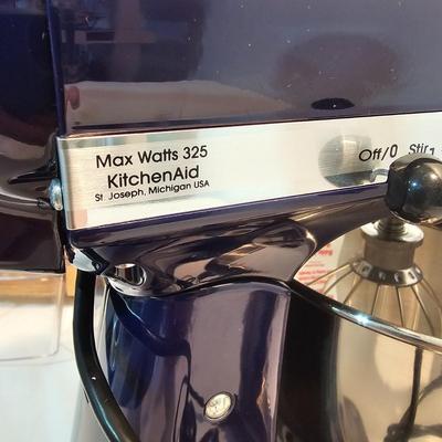 Cobalt Blue Kitchen Aid 5QT Artisan Mixer & Accessories, NIB (G-JS)
