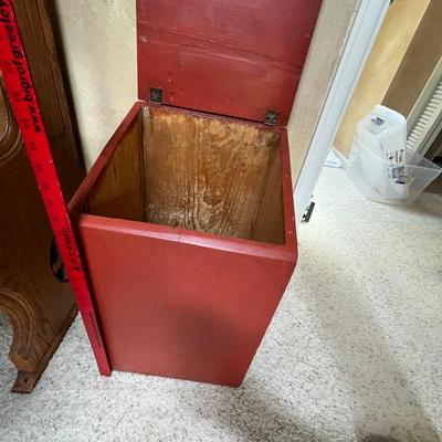 Antiqued Primitive Potato Bin