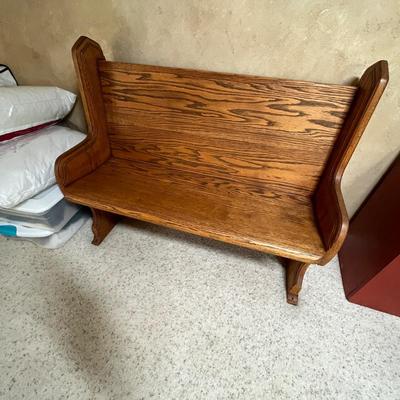 Antique Preacher's pew