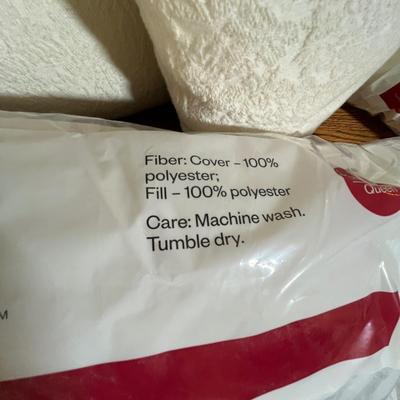 Lot of white pillows