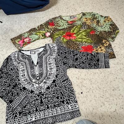 2 fancy ladies tops
