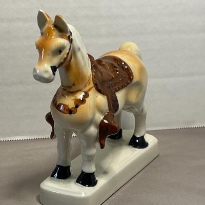 Vintage Ceramic Horse Made in Japan