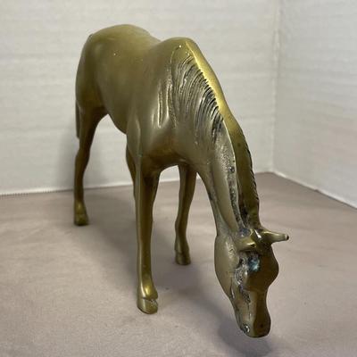 Vintage Brass Horse