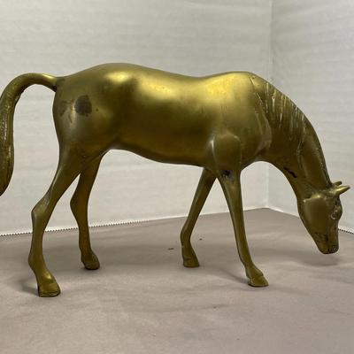 Vintage Brass Horse