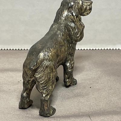 Antique Jennings Brothers Metal Spaniel Dog